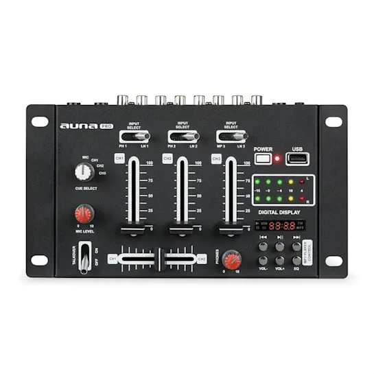 Мікшерний пульт Auna DJ-21 DJ-Mixer мікшер з Німеччини Дніпро