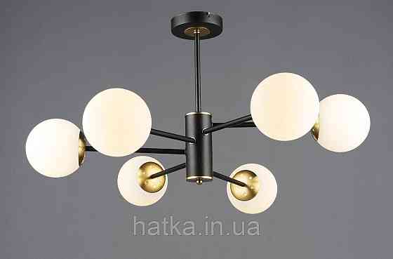 Подвесная люстра B N6650/6 Черный+Медь Киев