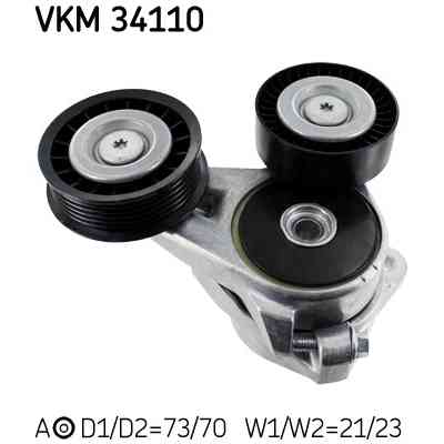 Натягувач ременя з роликом SKF VKM 34110 Вінниця