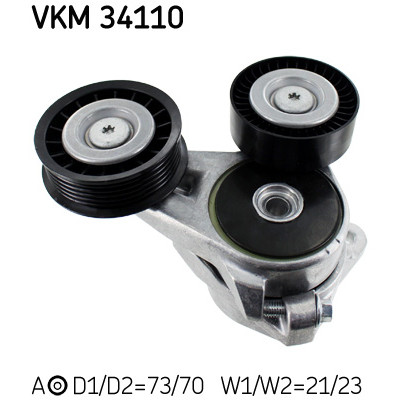 Натягувач ременя з роликом SKF VKM 34110 Вінниця - фото 1