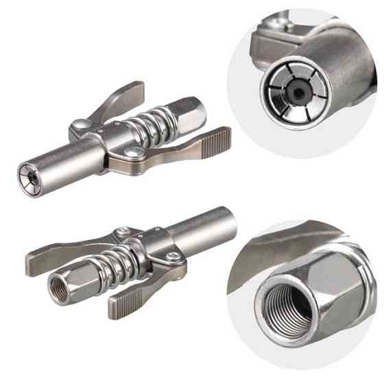 Насадка швидкознімна для мастильного шприца, подвійна ручка INTERTOOL AT-3063 Киев