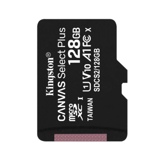Карта пам'яті microSDXC 128Гб Class 10 (UHS-1) 100Мб/с Kingston Canvas Select Plus + adapter SD Житомир