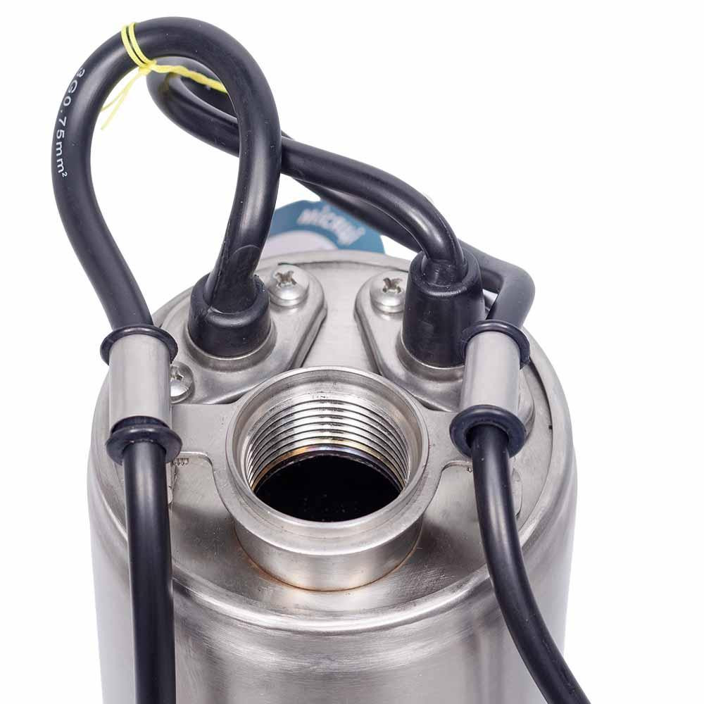 Насос з нижнім забором води 0.75кВт H 71(52)м Q 55(33)л/хв Ø100мм+поплавок DONGYIN 4SNM2/10 (777354) Рівне - фото 5