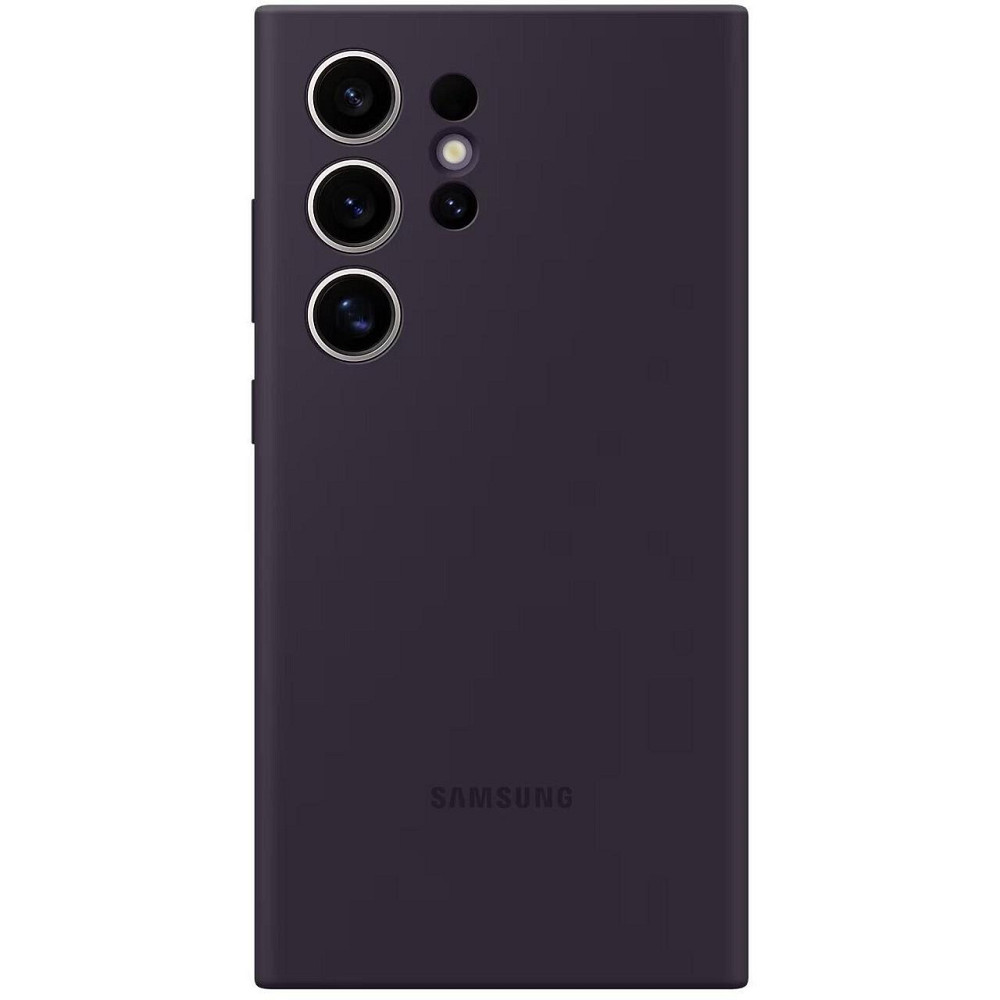 Чохол-накладка Samsung Silicone Cover для Samsung Galaxy S24 Ultra SM-S928 Dark Violet (EF-PS928TEEGWW) ( 10347 ) Харків - фото 1