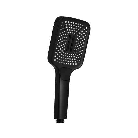 Лейка для ручного душа Qtap Rucni 140x110 мм прямоугольная QTRUC125BLM45955 Black Matt Харьков
