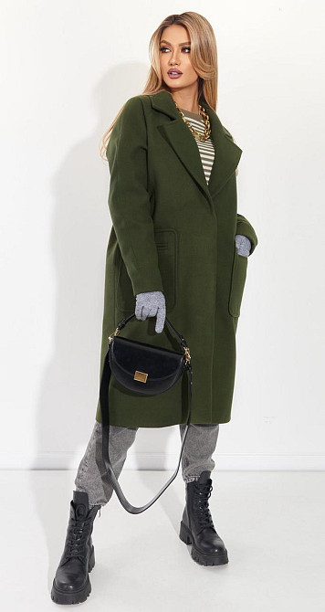 Стильне кашемірове пальто (42) Київ - фото 1