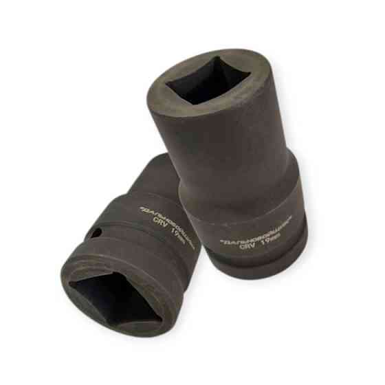 Головка торцева чотиригранна ударна 1" внутрішній квадрат 17мм Мукачево