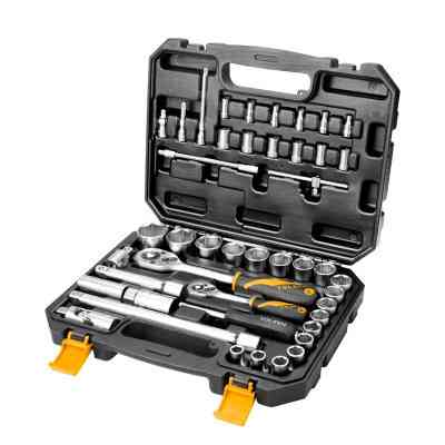 Набір інструментів Tolsen торцевих головок 1/2&quot; та 1/4&quot; ПРОФІ 45 од. (15142) Вінниця