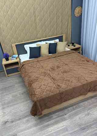 Плед-покривало Ромб 200х230 см (+-5см) Коричневий (87-258) Київ