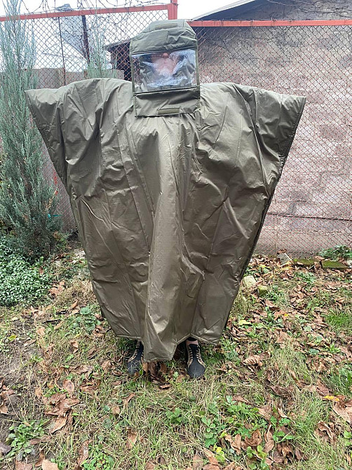 Пончо Анти-тепловізор зимовий дощовик, захист від тепловізора та від дощу, антитепловізор, перепад т Дніпро - фото 2