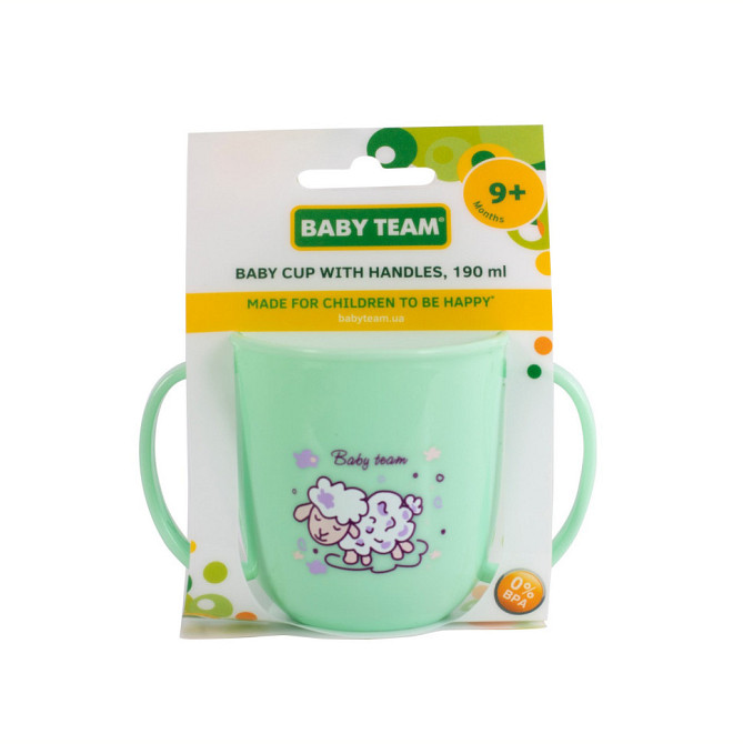 Дитяча чашка з ручками "Вівця" 6008, 190 мл Вінниця - фото 2