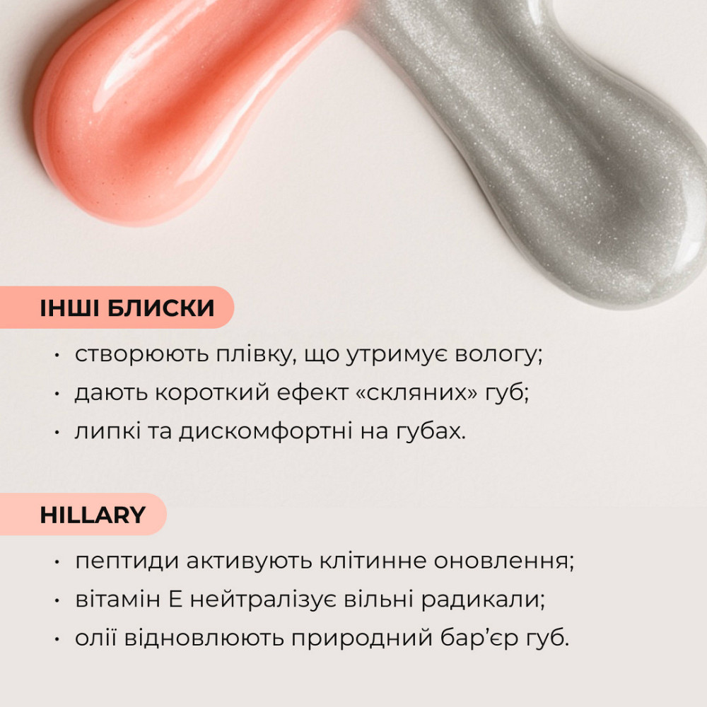 Набор блесков для объема и увлажнения для губ Hillary Lip Volume & Hydration Gloss Set Киев - изображение 5