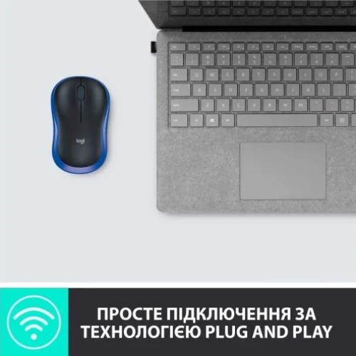 Миша бездротова Logitech M185 (910-002236) Blue USB ( 17375 ) Харьков - изображение 15