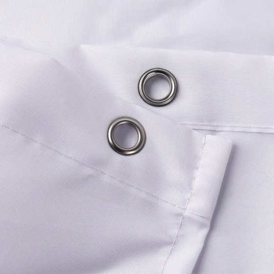 Шторка для ванної та душу з кільцями 180x180 см водостійка, шторка для ванної кімнати з гачками, PEVA, однотонний сірий Кам'янець-Подільський