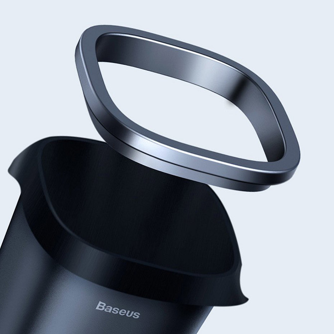 Автомобільний контейнер для сміття Baseus Dust-free Trash Can CRLJT-A01 (Чорний) Николаев - изображение 4