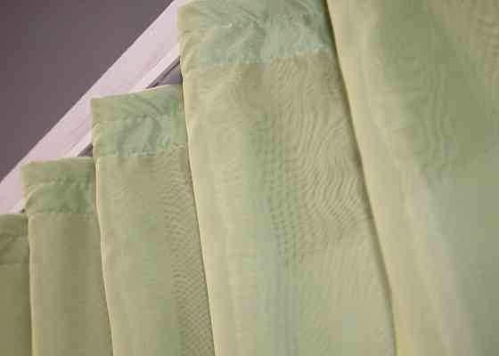 Кухонная занавеска VR-Textil № 047к голубой с желтым 280х170 см (52-0975) Киев