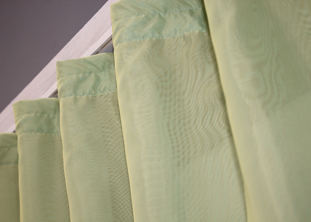 Кухонная занавеска VR-Textil № 047к голубой с желтым 280х170 см (52-0975) Киев - изображение 3