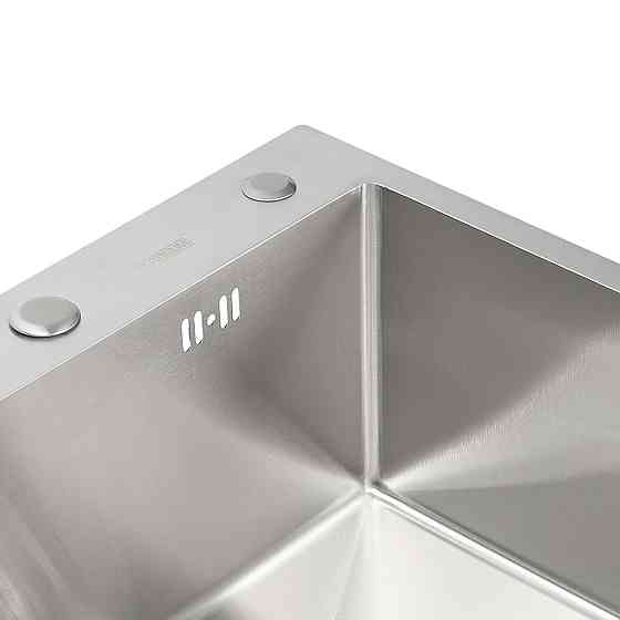 PLATINUM Кухонна мийка Platinum Handmade 600х450х220 (товщина 3,0/1,5 мм + дозатор в комплекті) Киев