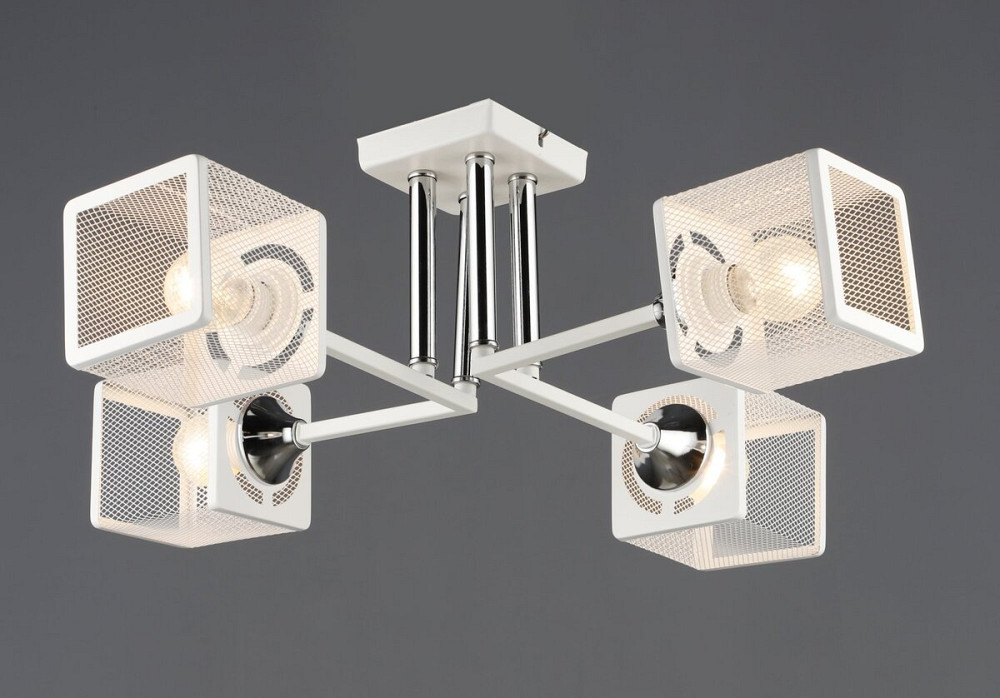 VALESO Люстра N6637/4 Білий + Хром Коломыя - изображение 1