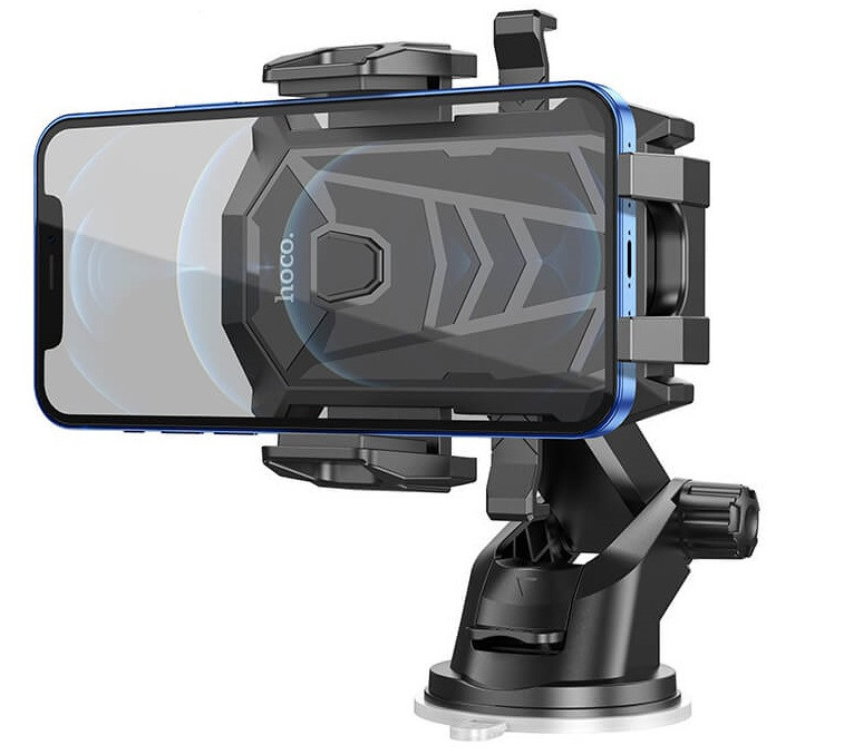 Тримач автомобільний HOCO Armor suction cup car holder DCA17, чорний Вінниця - фото 6