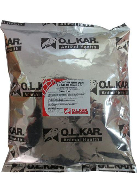 Присыпка для ран с йодоформом 5% 1 кг O.L.KAR Вінниця - фото 1