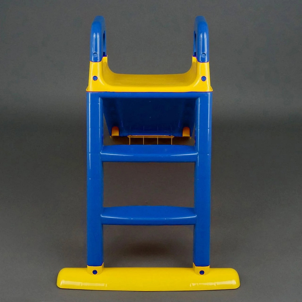 Детская горка пластиковая для дома Doloni 140 см для детей (Долони) Сине-желтый Киев - изображение 5