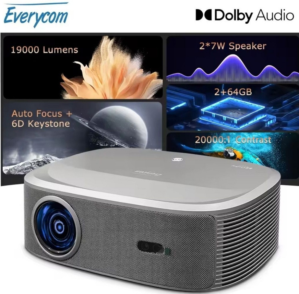 Наявність 1 LCD проєктор Everycom HQ10W Київ - фото 7