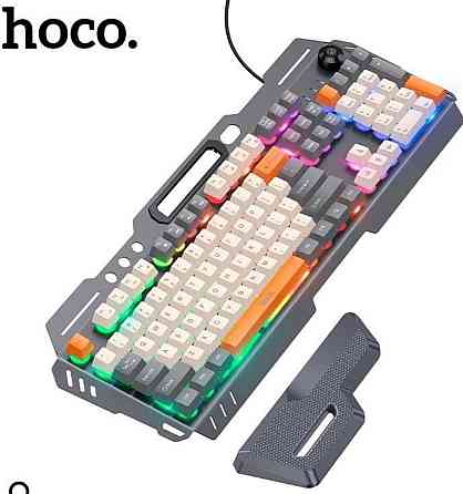 Ігрова клавіатура HOCO DI98 RGB 104 клавіші металева. Харків