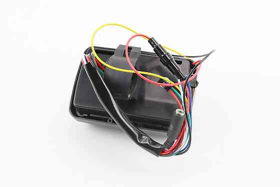 АУДІО-блок з ЖК дисплеєм (МРЗ-USB / SD, FM, пультДУ, сигналізація) + колонки 2шт (чорні "череп") Київ