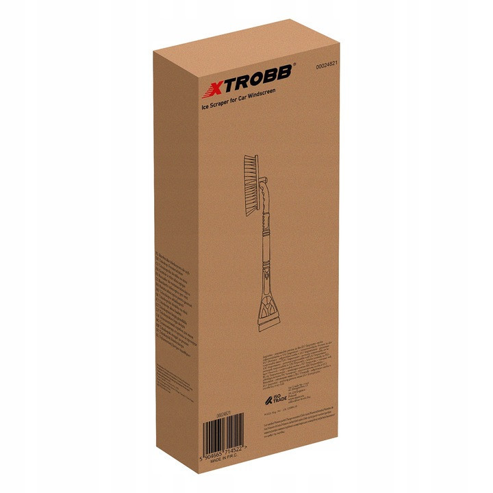 Телескопический автомобильный скребок - щетка 2в1 для льда и снега Xtrobb (24821) Нововолынск - изображение 7