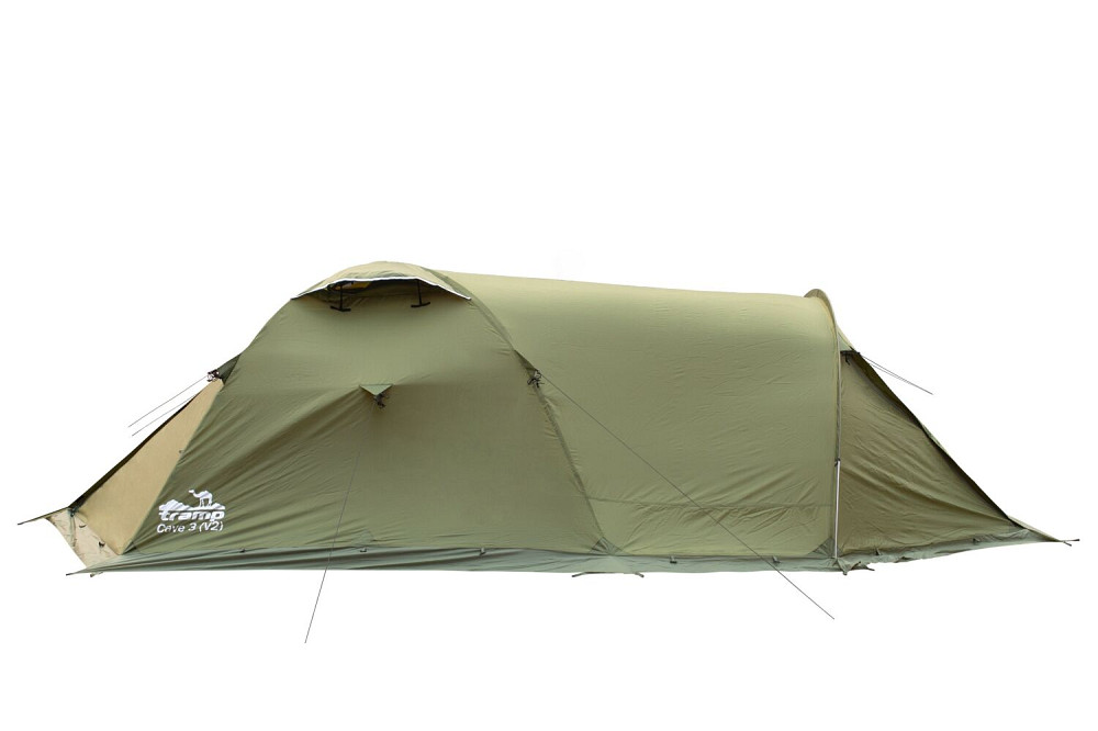 Палатка Tramp Cave 3 (V2) зеленая Киев - изображение 8
