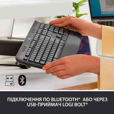 Клавіатура Logitech Signature K650 USB/Bluetooth UA Graphite (920-010945) Вінниця