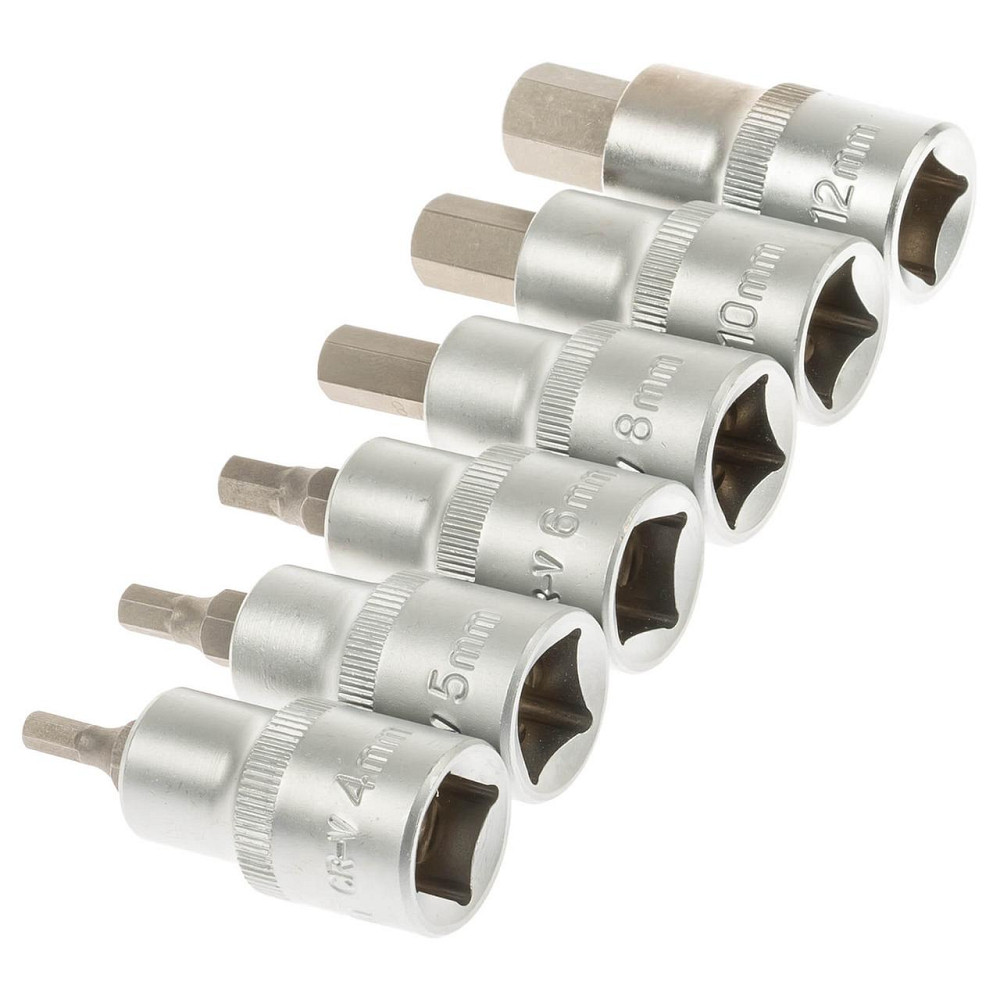 Набір ключів HEX з насадками 1/2"-12 предметів SATRA S-SH1212L Чернігів - фото 3