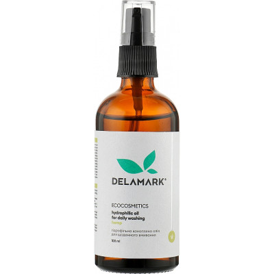 Гідрофільна олія DeLaMark для вмивання конопляна 100 мл (4820152332660) Вінниця - фото 1