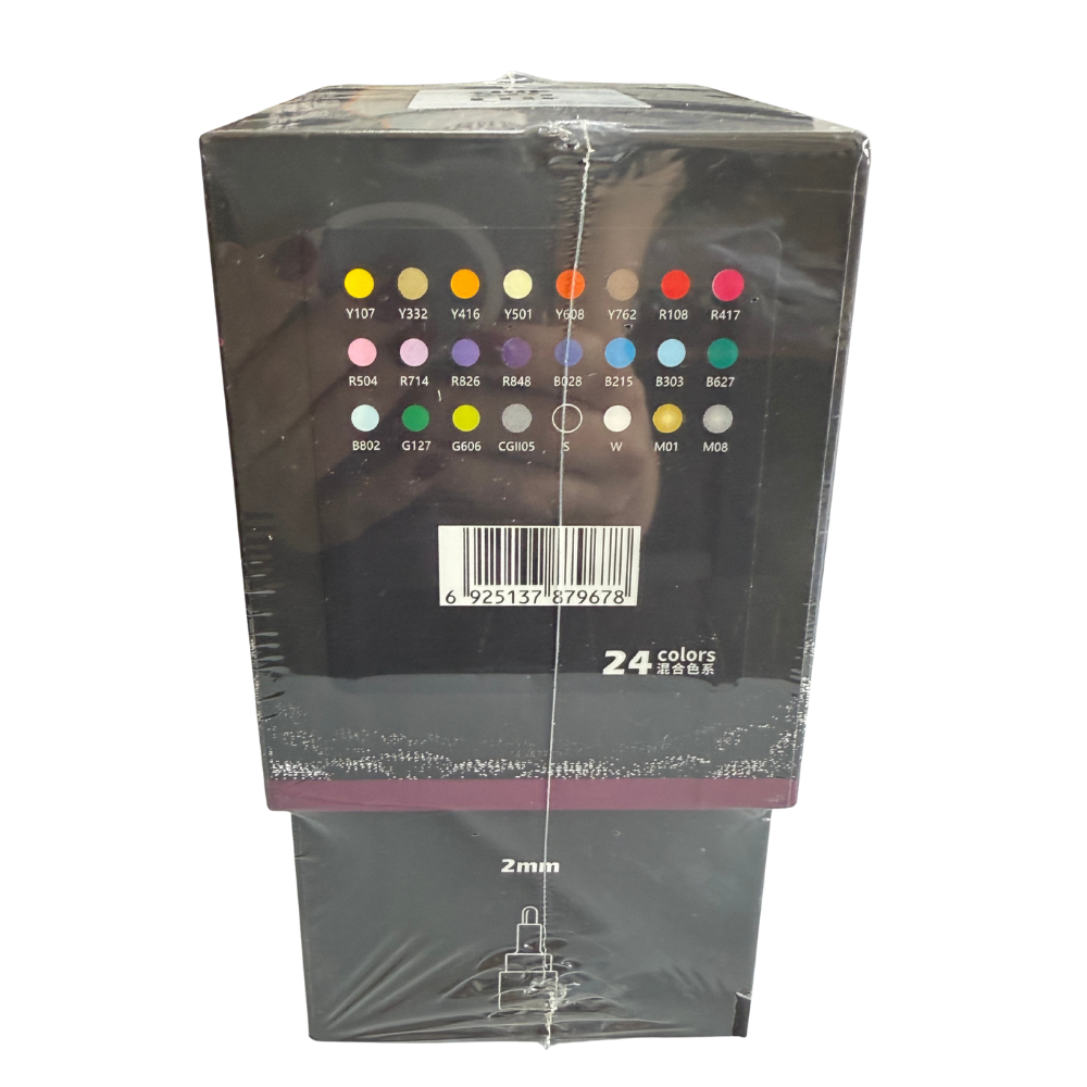 Маркери акрилові STA для малювання, преміум якість, набір 24 кольорів, універсальні для скла, дерева, ткани та кераміки Кам'янець-Подільський - фото 8