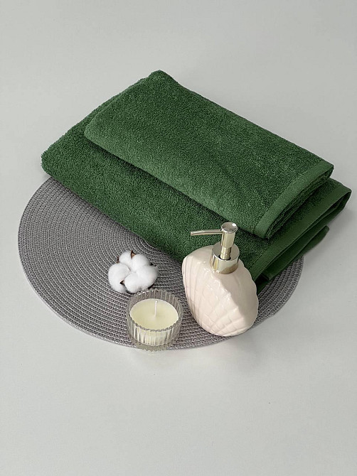 Комплект рушників Ideal Textile однотонних Ideal Textile 50х90см + 70х140см 360 г/м2 Чернівці - фото 4