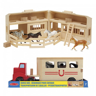 Игровой набор Melissa&Doug Деревянная конюшня с лошадками (MD3704) Винница - изображение 5