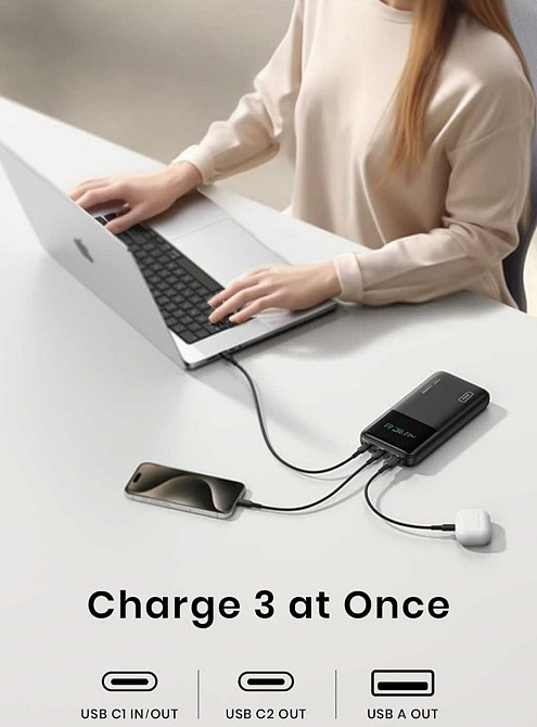 PowerBank INIU B64 27.000 mAh (140W) Повербанк. Киев - изображение 1