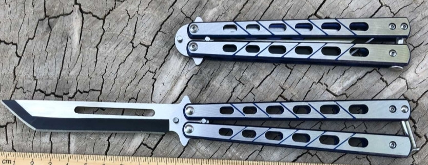 Нож Бабочка: расческа острые тренировочные . Киев - изображение 1