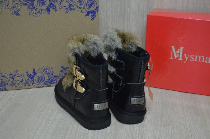 ITTS Угги жіночі ITTS чорні натуральна шкіра з хутром штучним размер 36р. (8801-1) Коломыя - изображение 3