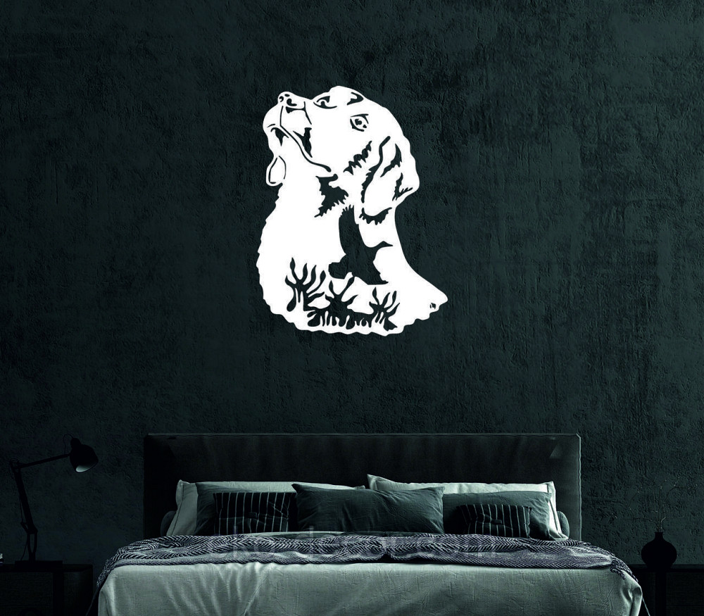 Декоративное настенное 3D Панно «Охота» Декор на стену с объемом 90*68 см, Белый Киев - изображение 6