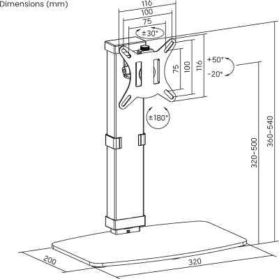 Кронштейн HiSmart HS083946 Вінниця