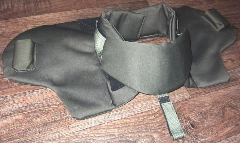 Тактический комплект защиты плитоноска + защита шеи + боковые плиты 0.6 кг Корсар Темп 3000 4 класс (Пиксель) Киев - изображение 7