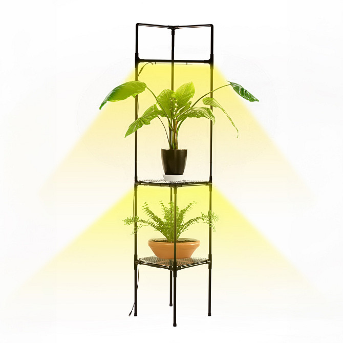 Полка  для цветов с подсветкой Cornetta Light. Угловая напольная высокая подставка для растений с фи Бориспіль - фото 5