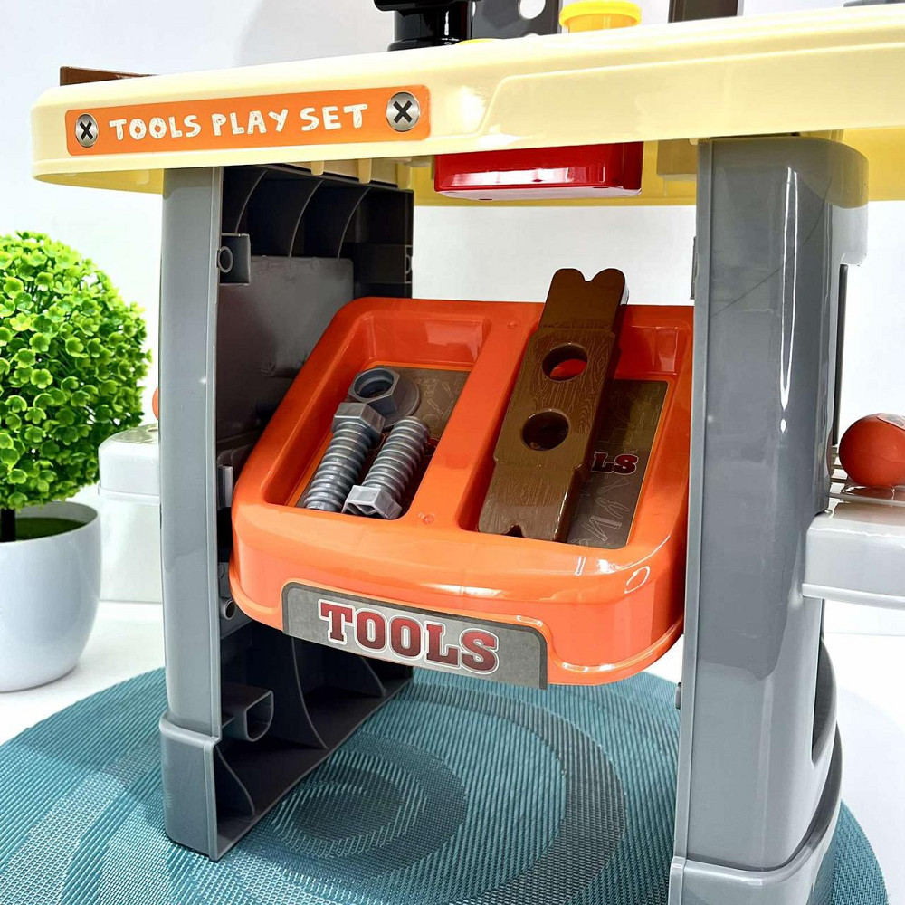 Дитячий набір інструментів для хлопчика стіл з інструментами 36 предметів (3621) Чернігів - фото 5