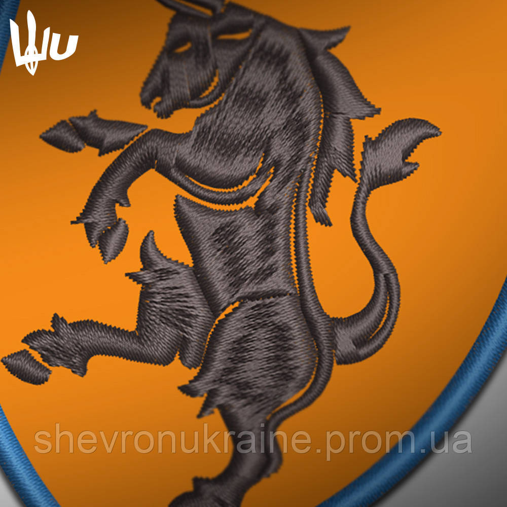 Шеврон под заказ 43 ОМБр (Срок изготовки 3-5 дней. На липучке) Размер 8x7см Киев - изображение 4