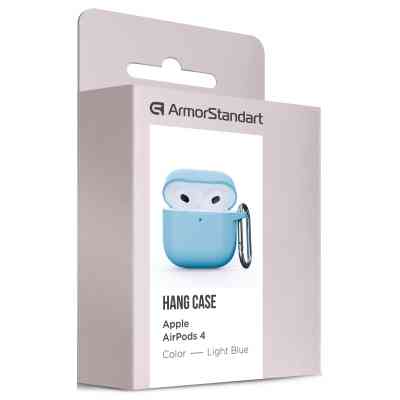 Чохол для навушників Armorstandart Hang Case для Apple AirPods 4 Light Blue (ARM81283) Вінниця