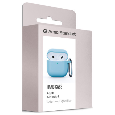 Чохол для навушників Armorstandart Hang Case для Apple AirPods 4 Light Blue (ARM81283) Вінниця - фото 3