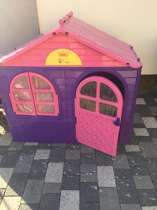 Дитячий ігровий пластиковий будиночок зі шторками Doloni для дітей Київ - фото 9