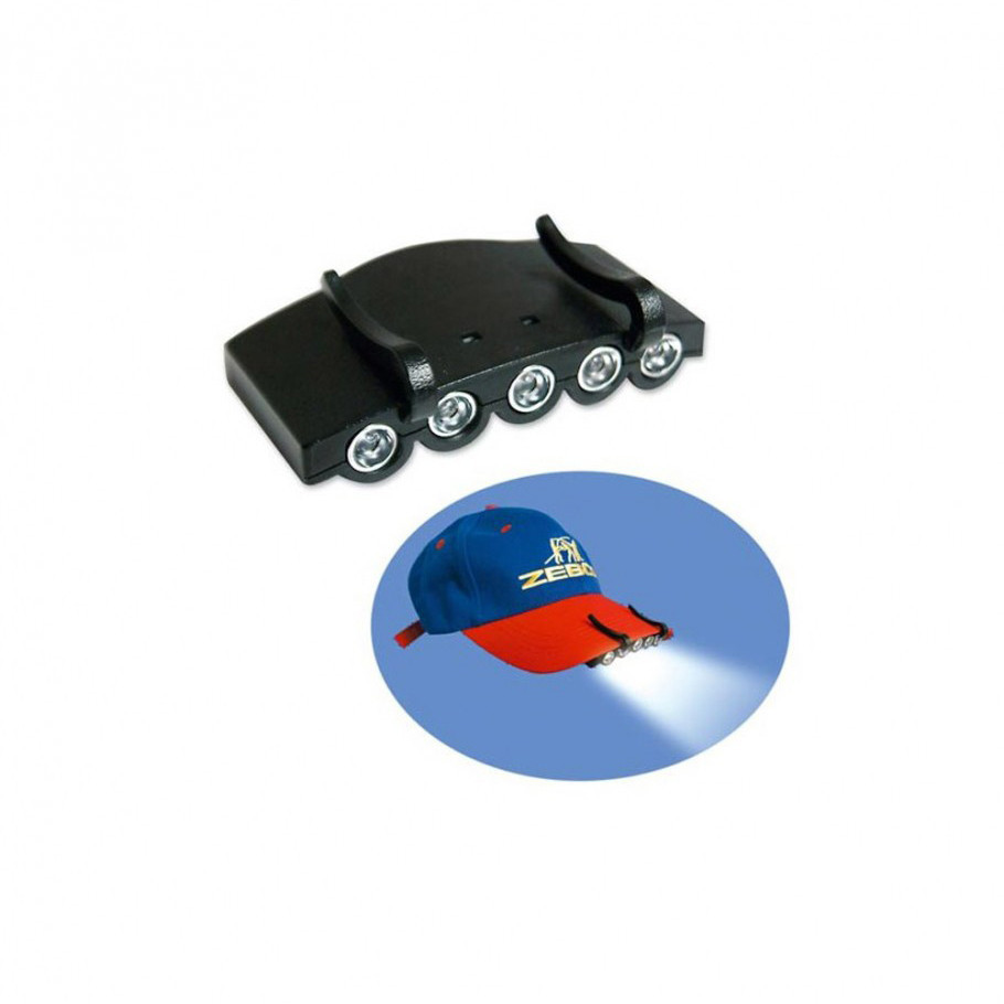 Фонарик светодиодный на козырек кепки с зажимом  WATTON WT-127 на батарейках, фонарь с креплением на кепку Каменец-Подольский - изображение 6